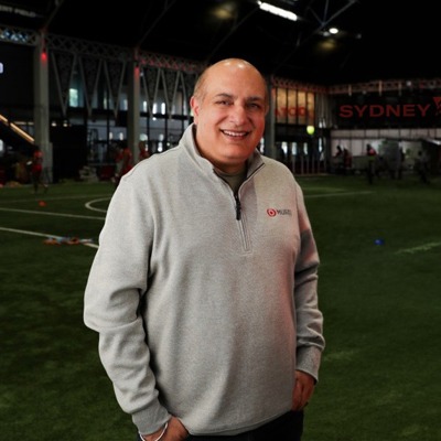 Vivek Bhatia at Sydney Swans HQ